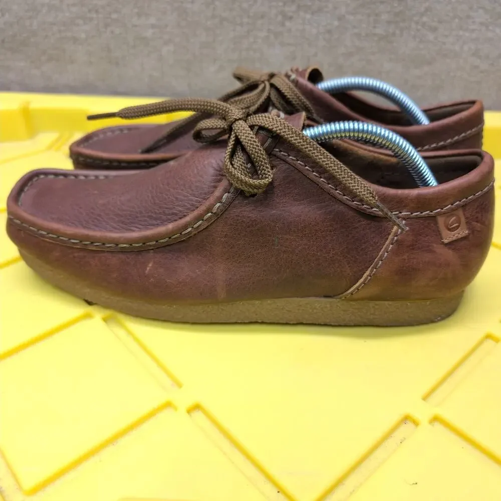Clarks Shacre II Run Men's Beeswax Brown Leather Shoes Size 10 M